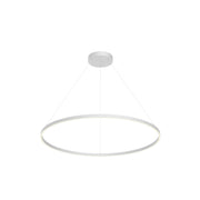 Kuzco Cerchio 48-in Pendant Light Fixture, UL Damp Rated, White