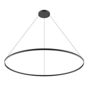 Kuzco Cerchio 72-in Black LED Pendant, Black