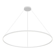 Kuzco Cerchio PD87172-WH-UNV-010 LED Pendant Light Fixture, UL Damp Rated, White
