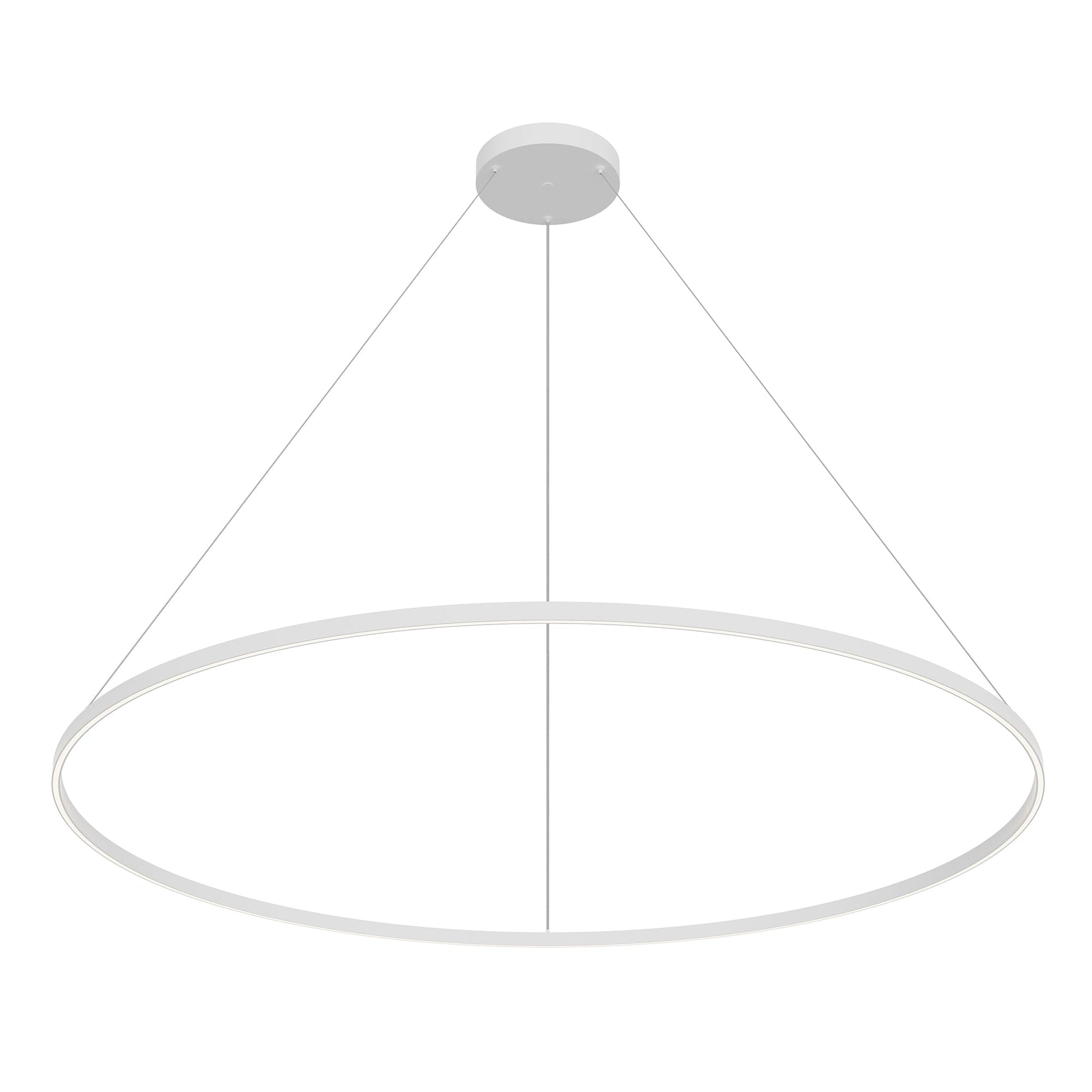 Kuzco Cerchio PD87172-WH-UNV-010 LED Pendant Light Fixture, UL Damp Rated, White