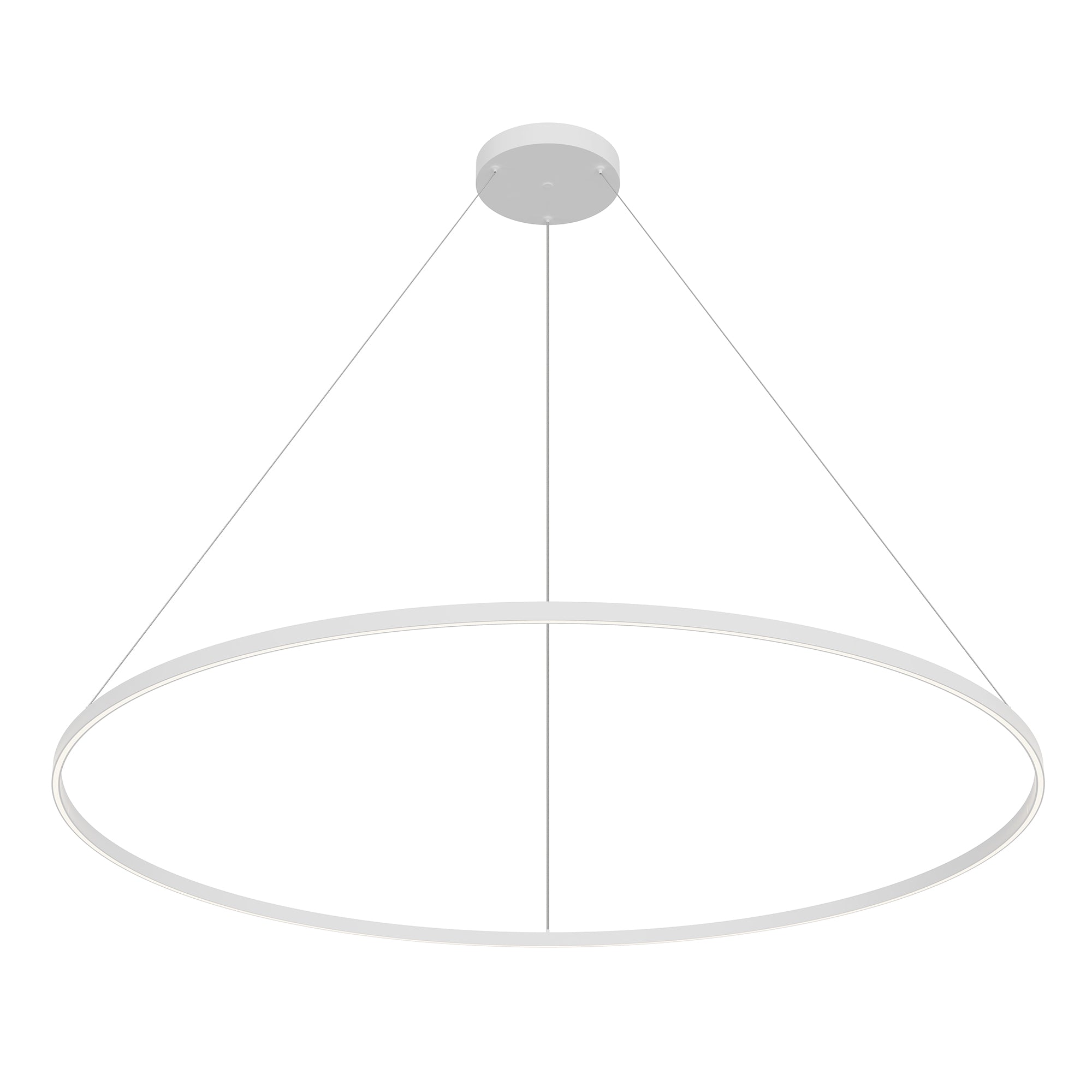 Kuzco Cerchio PD87172-WH-UNV-010 LED Pendant Light Fixture, UL Damp Rated, White