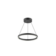 Kuzco Cerchio PD87718-BK Pendant Light Fixture, LED, Matte Black