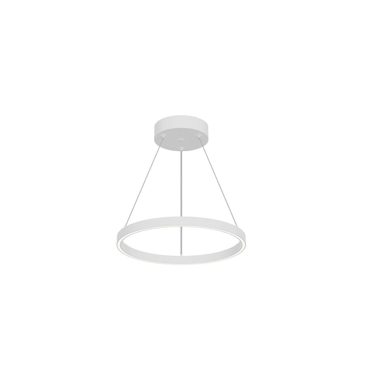 Kuzco Cerchio 18-in LED Pendant, 51W, White
