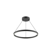 Kuzco Cerchio PD87724-BK Pendant, Black LED Pendant, 24-in Black, Matte Powder-Coated