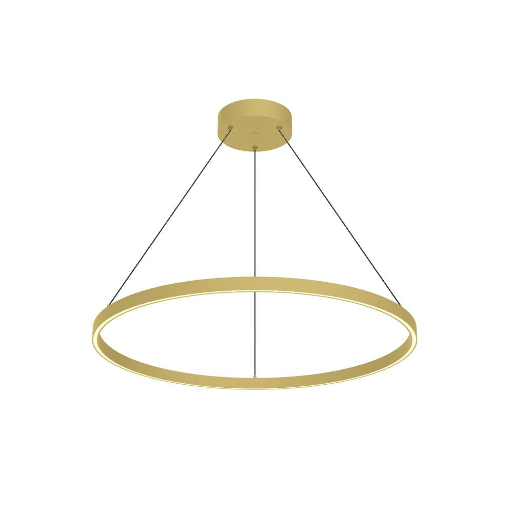 Kuzco Cerchio 32-in Pendant Light Fixture, LED, Brushed Gold