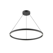 Kuzco Cerchio PD87732-BK Pendant, Black LED, 32-in, Matte Powder-Coated