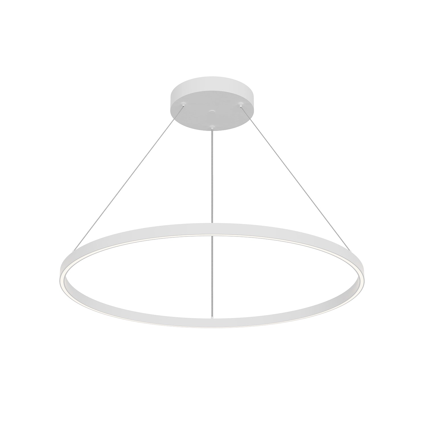 Kuzco Cerchio PD87736-WH-UNV-010 Pendant, 36-in, White LED, Matte Powder-Coated Finish