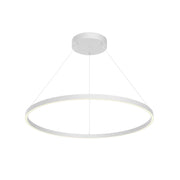 Kuzco Cerchio PD87736-WH Pendant, 36-in, White, Matte Powder-Coated