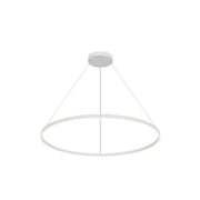 Kuzco Cerchio PD87748-WH-UNV-010 Pendant Light Fixture, UL Damp Rated, Matte Powder-Coated White