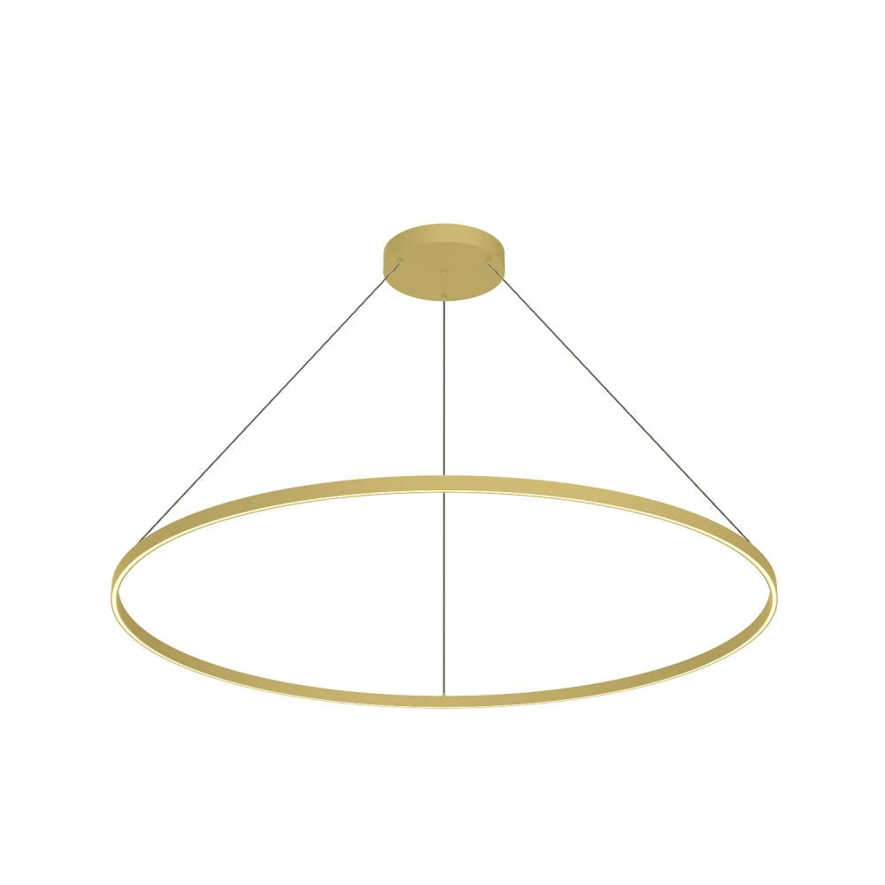 Kuzco Cerchio 60-in LED Pendant, Brushed Gold