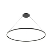 Kuzco Cerchio PD87760-BK Pendant Light Fixture, UL Damp Rated, Black