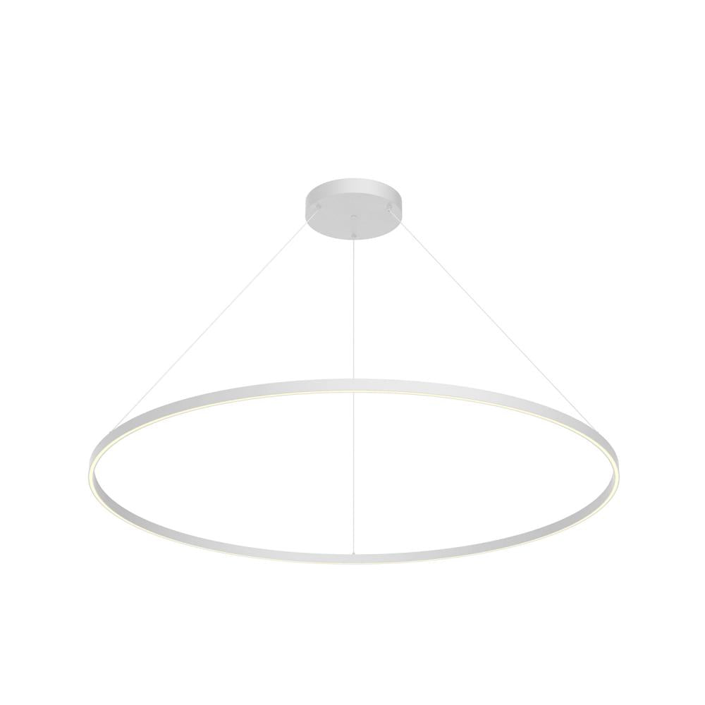 Kuzco Cerchio PD87760-WH Pendant, LED, 60-in, White