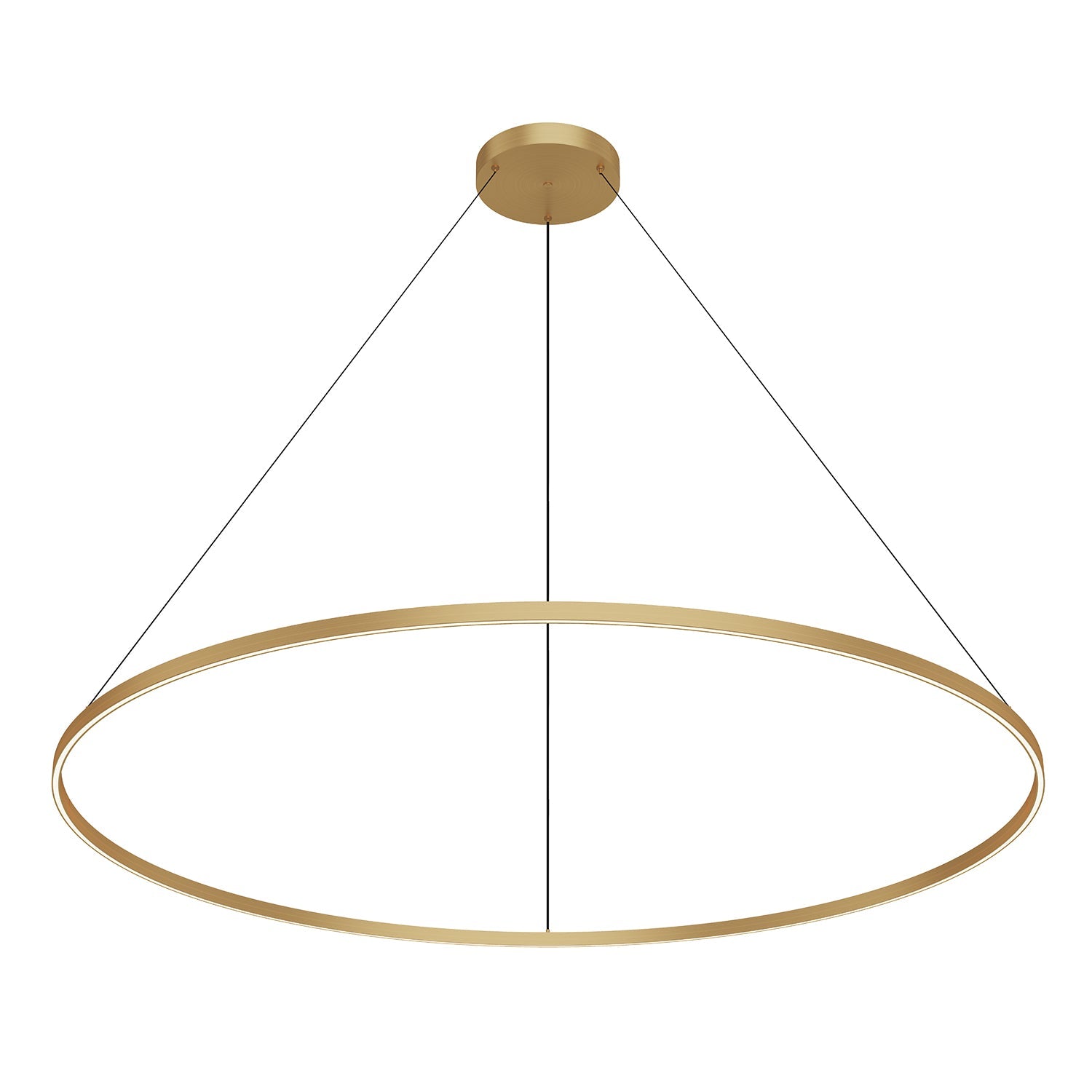 Kuzco Cerchio 72-in Pendant, LED, Brushed Gold