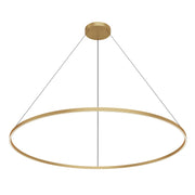 Kuzco Cerchio 72-in Pendant, LED, Brushed Gold