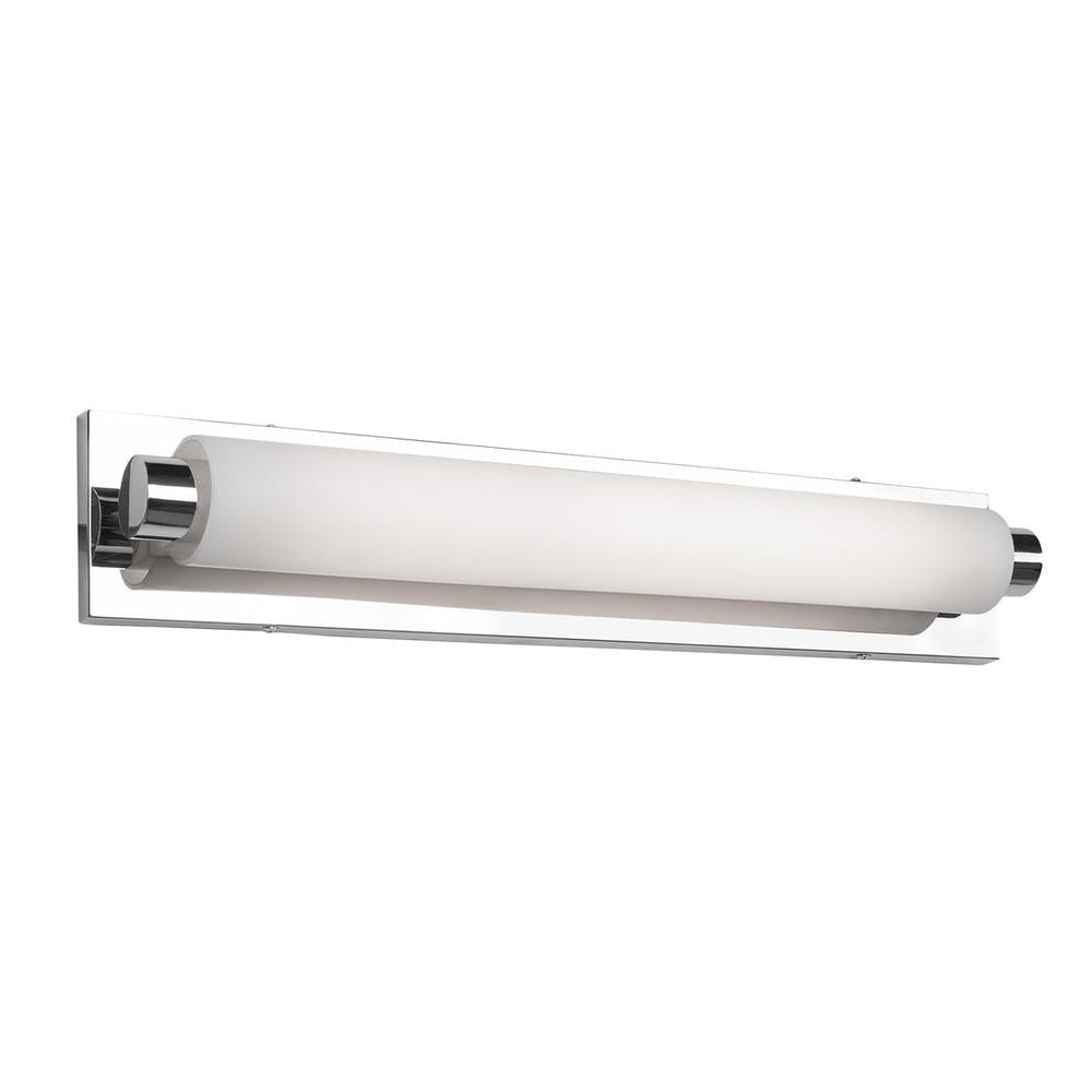 Kuzco Lighting VL7524-CH Vanity Light Fixture, UL Damp Rated, Chrome