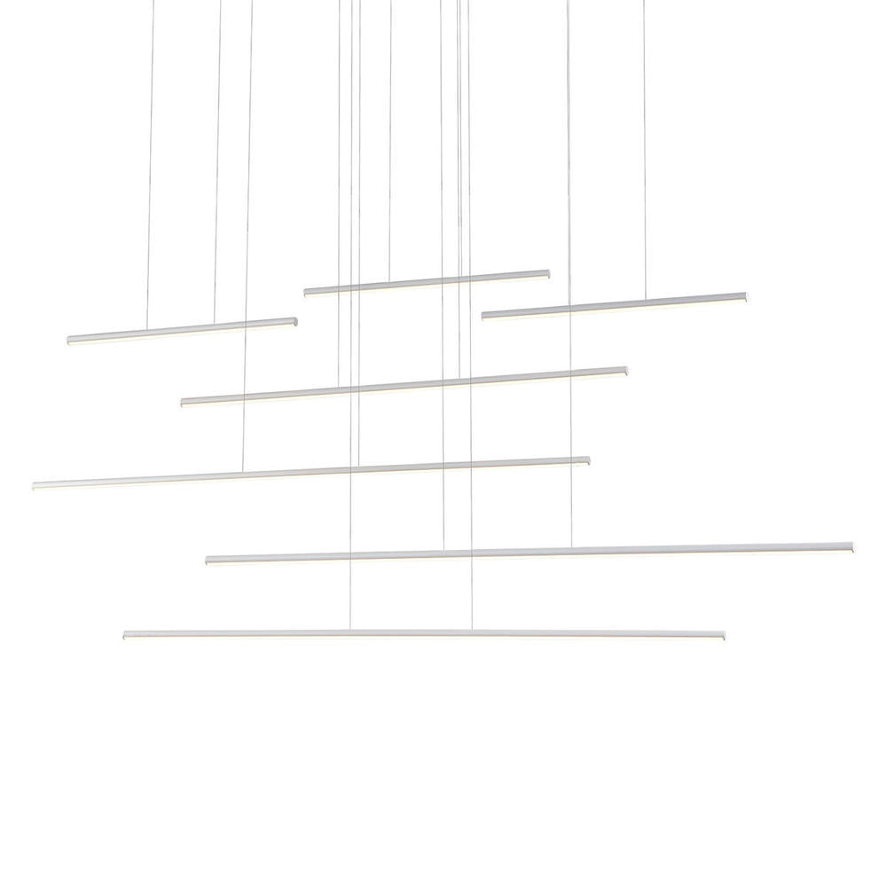 Kuzco Chute Motion MP14970-WH Multi Pendant, 95W Watt, White