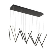Kuzco Chute LP14840-BK-UNV-010 LED Linear Pendant, 40-in, Black