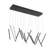 Kuzco Lighting LP14840-BK Chute 40-in Black LED Linear Pendant, Linear Pendants, Black