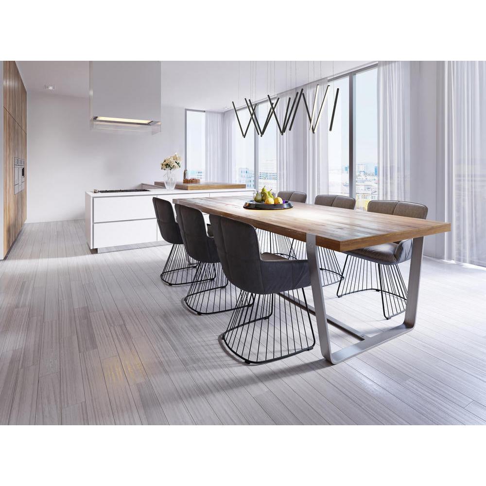 Kuzco Lighting LP14840-BK Chute 40-in Black LED Linear Pendant, Linear Pendants, Black