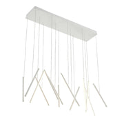 Kuzco LP14840-WH Chute 40-in Linear Pendant, UL Listed, White