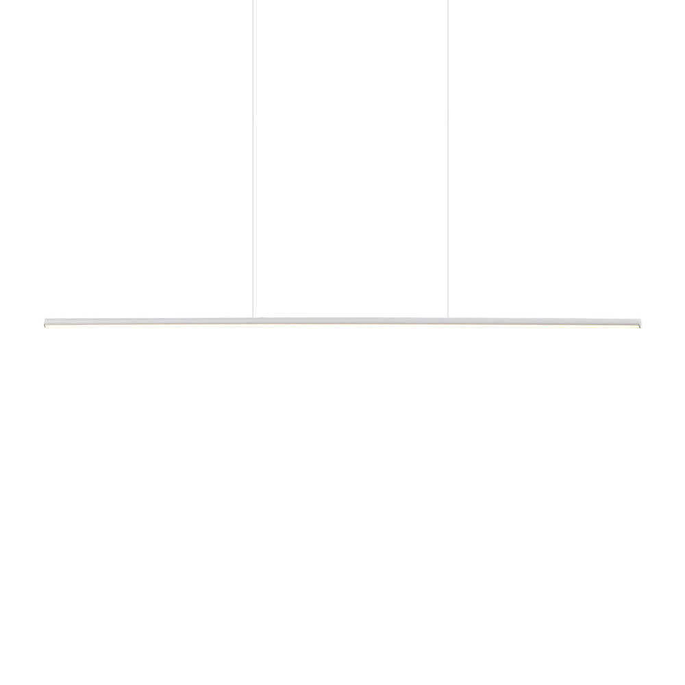 Kuzco Lighting LP14947-WH Chute 47-in White LED Linear Pendant, UL Damp Rated, White