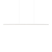 Kuzco Lighting LP14947-WH Chute 47-in White LED Linear Pendant, UL Damp Rated, White