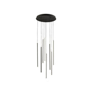 Kuzco Chute MP14919-BK-UNV-010 Multi Pendant Lighting Fixture, UL Damp Rated, Black