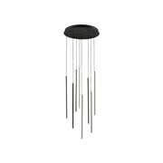 Kuzco Chute MP14919-BK Multi Pendant, UL Damp Rated, Black