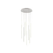 Kuzco Chute 8 Head Multi Pendant, LED, White