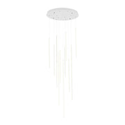 Kuzco Lighting MP14924-WH Chute 12 Head White LED Multi Pendant, Custom Options Available, White