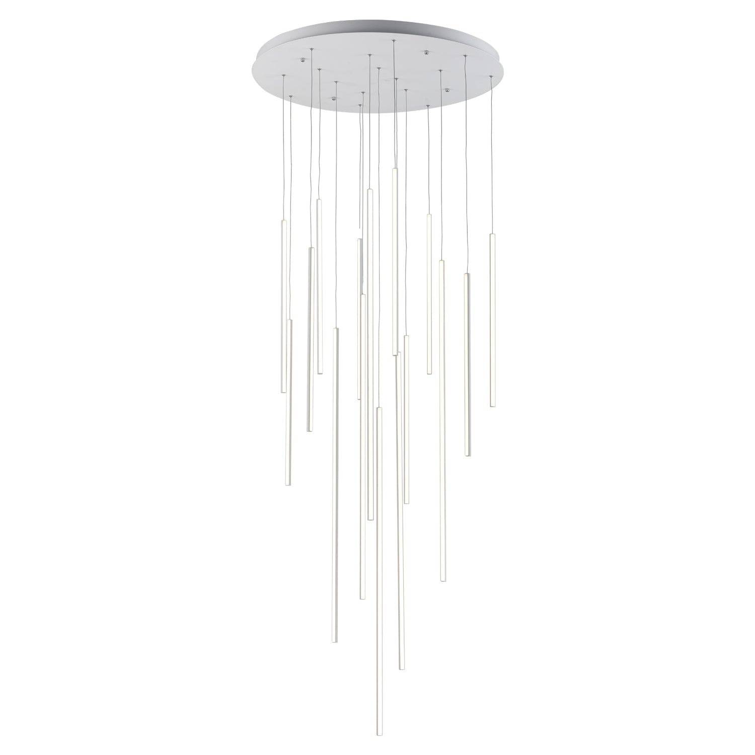 Kuzco Chute MP14932-WH-UNV-010 Multi Pendant, 195W Watt, White