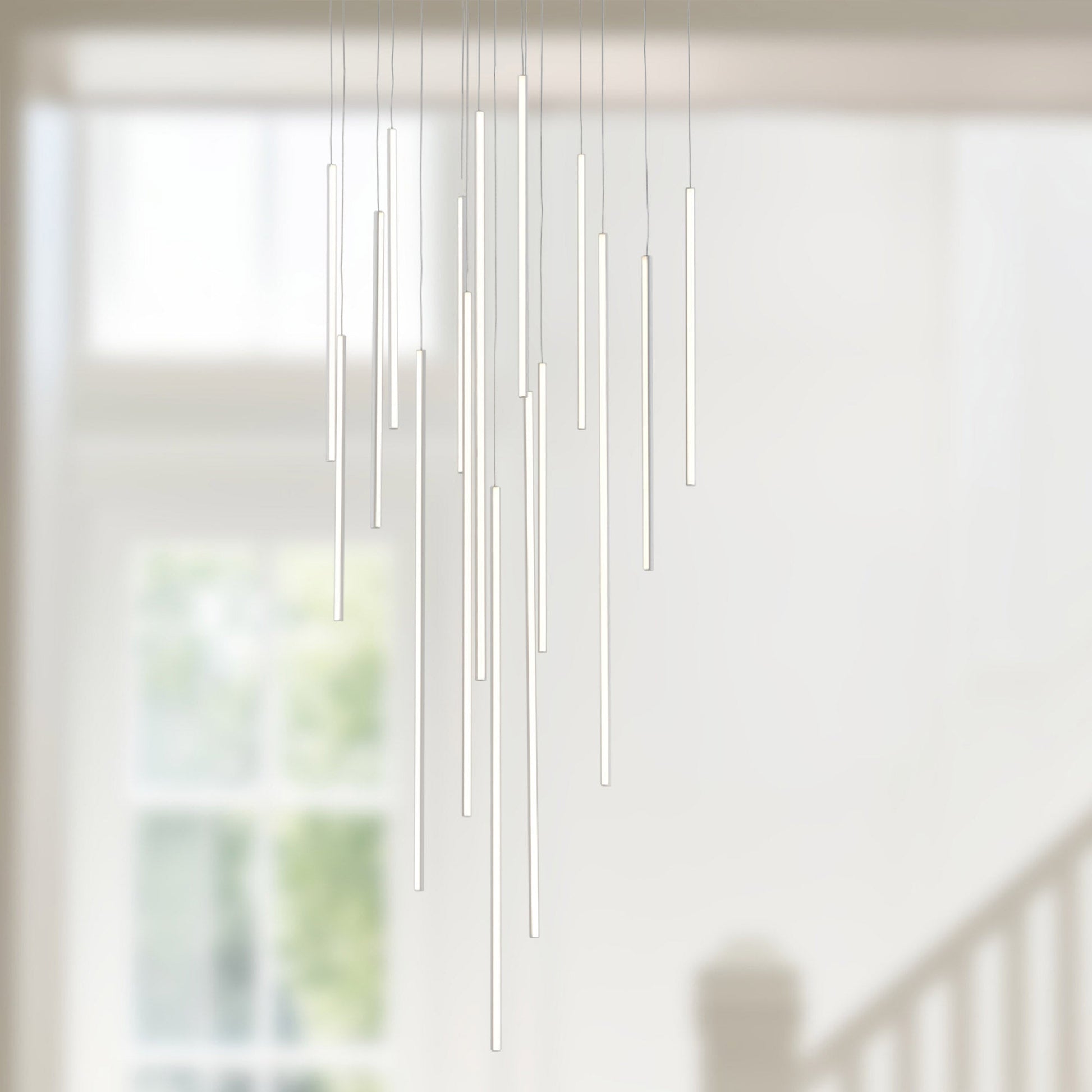 Kuzco Chute MP14932-WH-UNV-010 Multi Pendant, 195W Watt, White