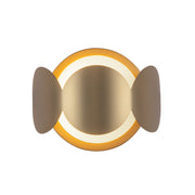 KUZCO Lighting . Ciel 10-in Brushed Gold/Opal Glass Socket Wall SconceWall Sconces, Brushed Gold/Opal Glass