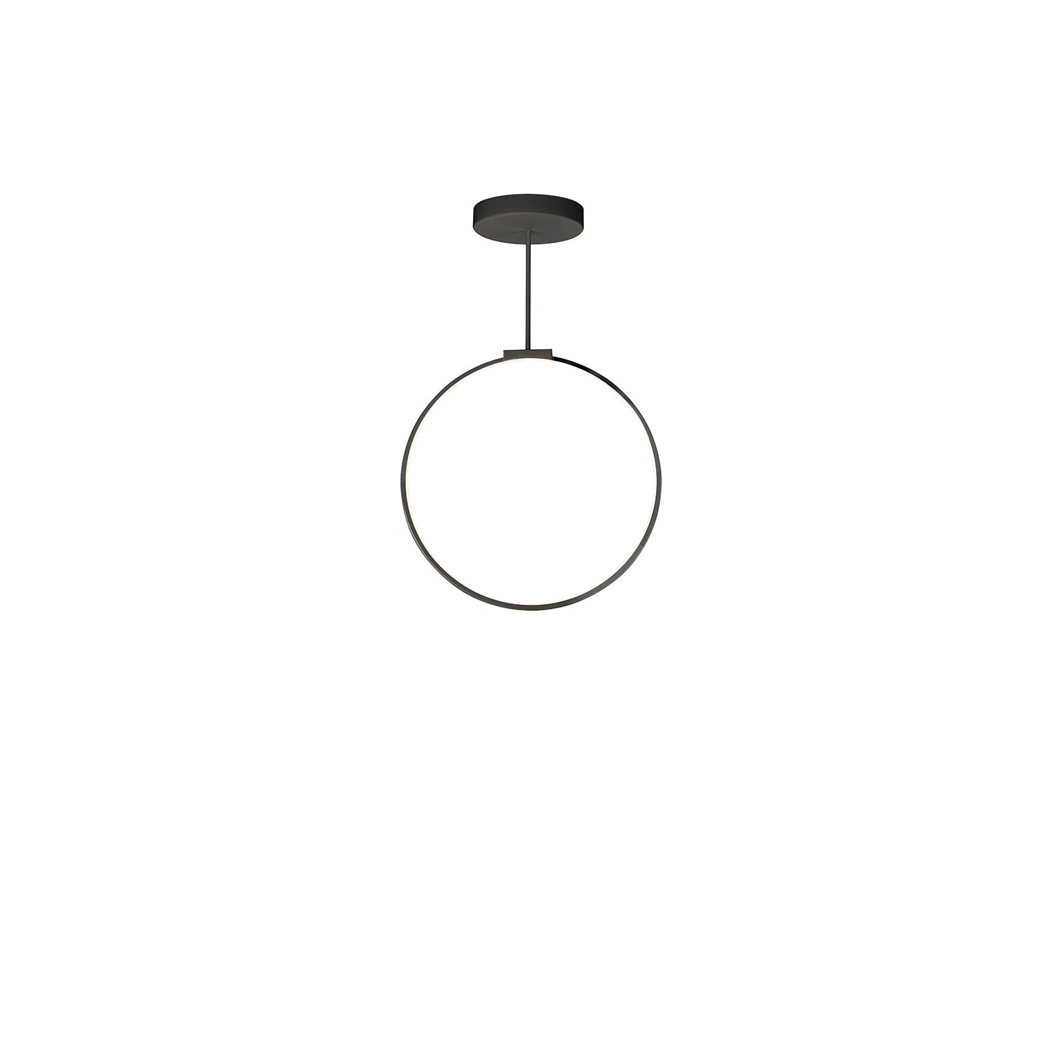 Kuzco Cirque PD82524-BK-UNV Pendant, 36W, Aluminum, Black