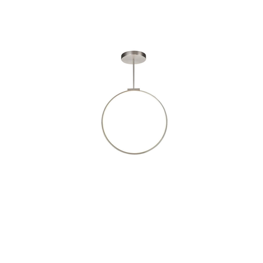 Kuzco Cirque PD82524-BN Pendant Light Fixture, UL Damp Rated, Brushed Nickel