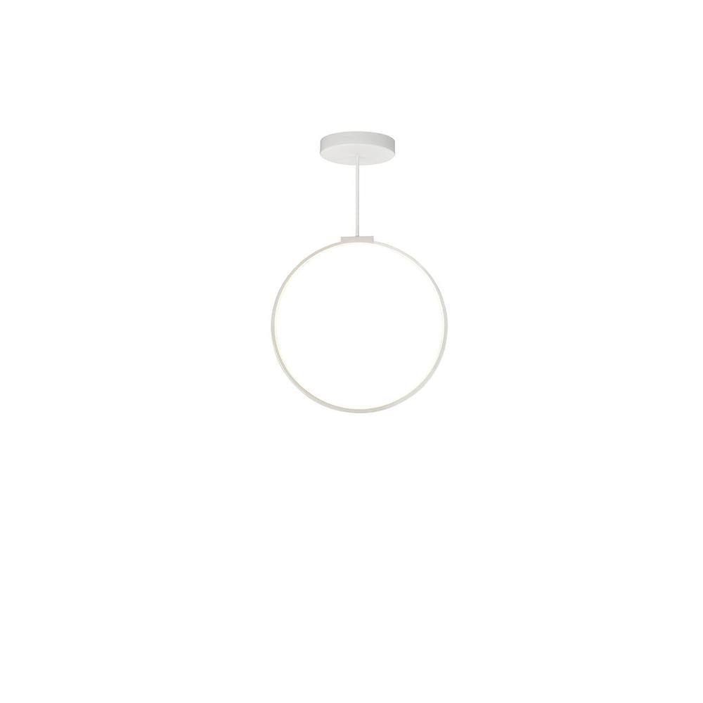 Kuzco Cirque PD82524-WH Pendant Light Fixture, UL Damp Rated, White