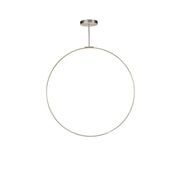 Kuzco Cirque PD82548-BN Pendant Light Fixture, UL Damp Rated, Brushed Nickel