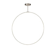 Kuzco Lighting PD82560-BN Pendant, LED Pendant Light, Flexible Silicon-Rubber Diffuser, Brushed Nickel
