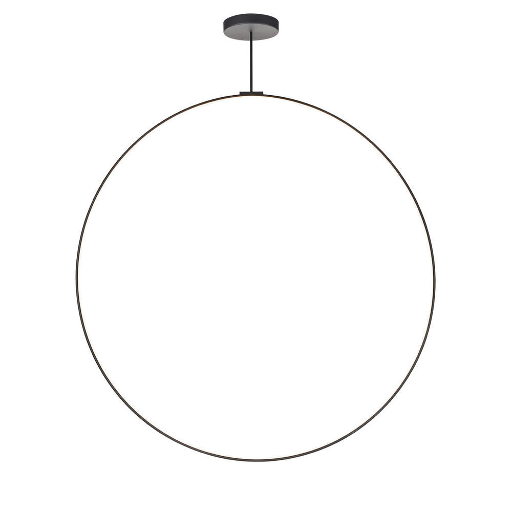 Kuzco Cirque PD82572-BK Pendant, LED, Flexible Diffuser, Black