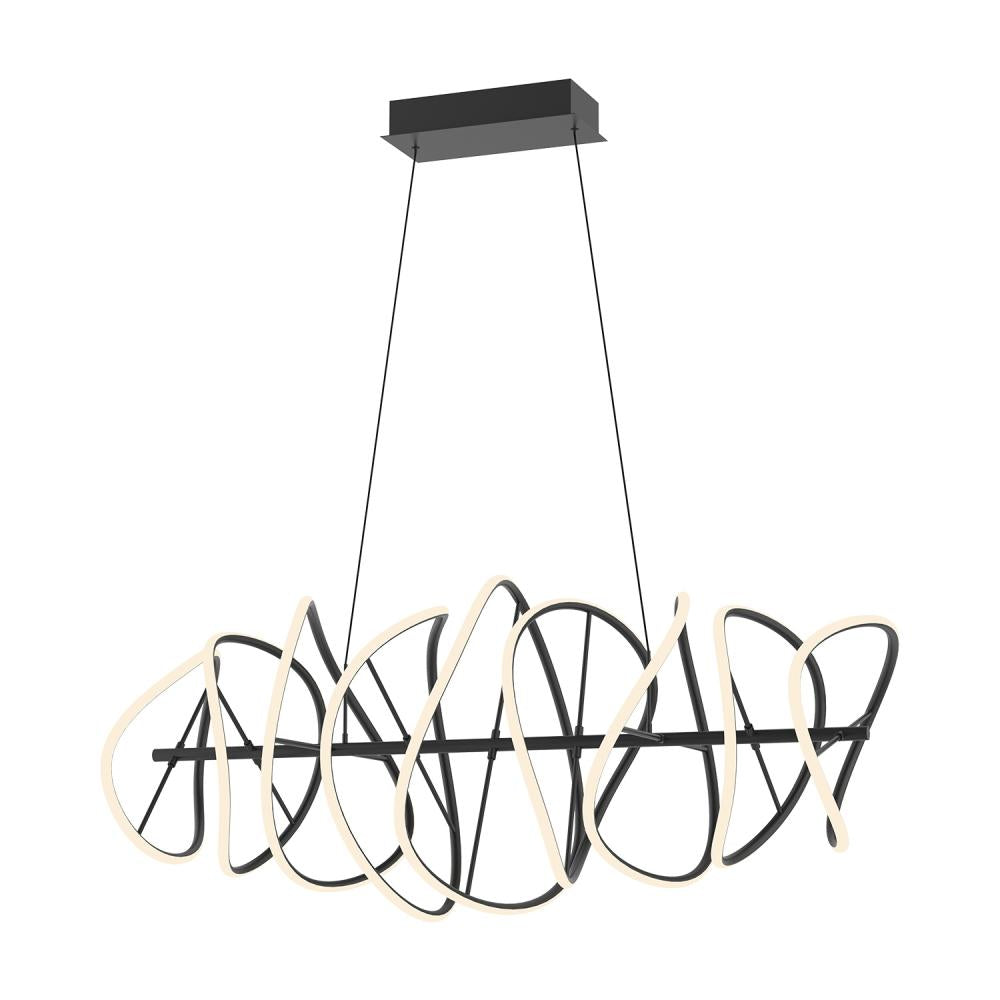 Kuzco CH96442-BK Chandeliers, 100W Watt, LED, Black