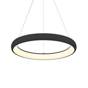 Kuzco Cortana PD82724-BK Pendant Light Fixture, UL Damp Rated, Black