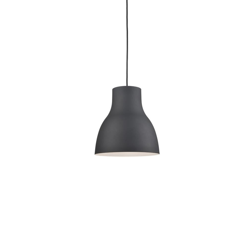 Kuzco Lighting 494213-BK Pendant, 1 Light, Black, Aluminum