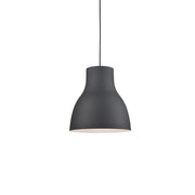 Kuzco 494216-BK Cradle 1 Light Pendant, UL Damp Rated, Black