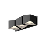 Kuzco VL31218-BK/WH Vanity Light Fixture, UL Damp Rated, Black/White