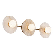 ALORA Lighting WV346322VBAR Dahlia 22-in Wall/Vanity Light Fixture, LED, Vintage Brass/Alabaster