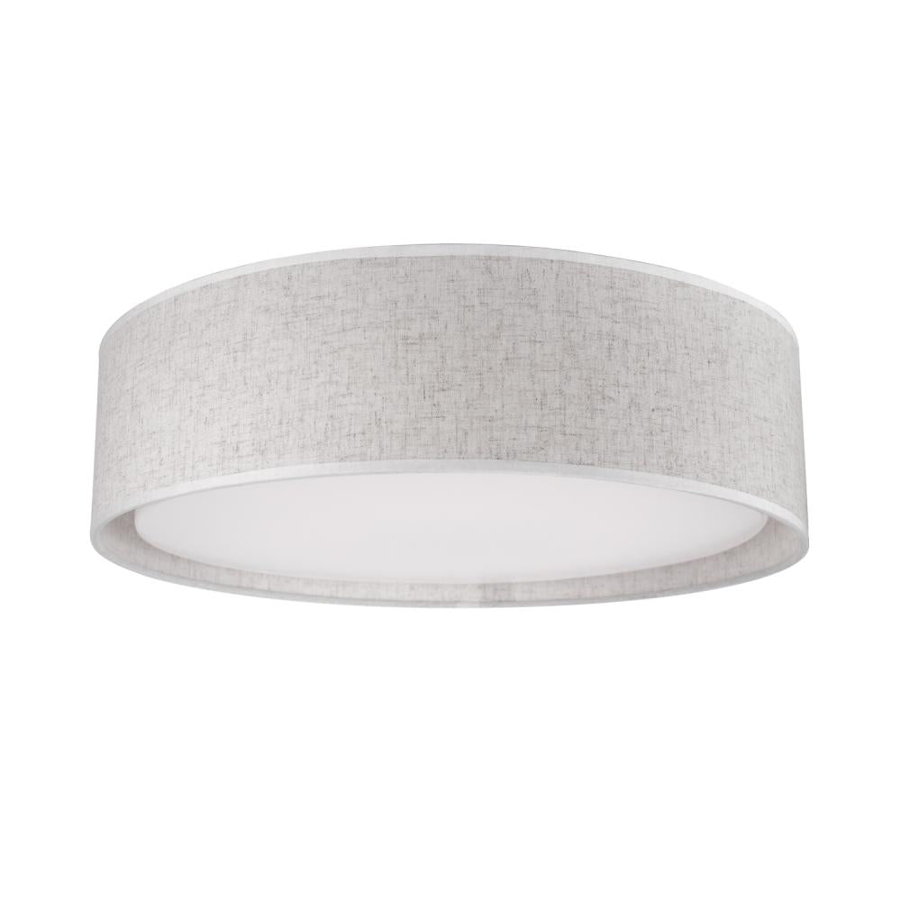 Kuzco Dalton FM7916-BE-5CCT Flush Mount, UL Damp Rated, Beige