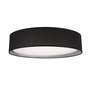 Kuzco Dalton FM7916-BK-5CCT Flush Mount, UL Damp Rated, Black