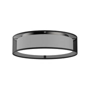 Kuzco Dalton FM7916-BOR-5CCT LED Flush Mount, UL Listed, Black Organza