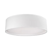 Kuzco Dalton FM7916-WH-5CCT Flush Mount Light Fixture, UL Damp Rated, White