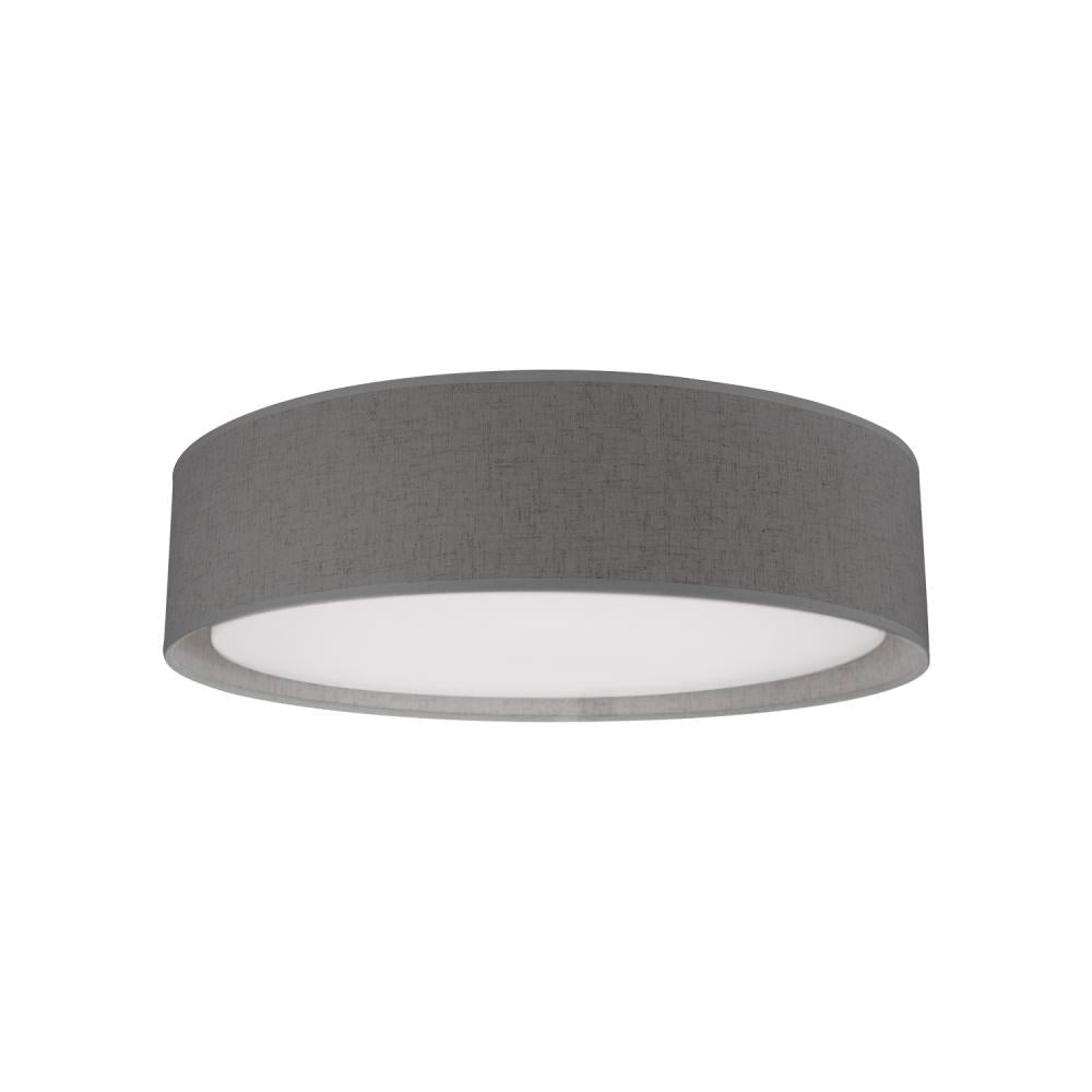 Kuzco Dalton FM7920-GY-5CCT Flush Mount, LED, Gray